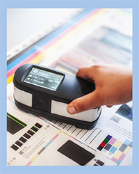 using a spectrophotometer